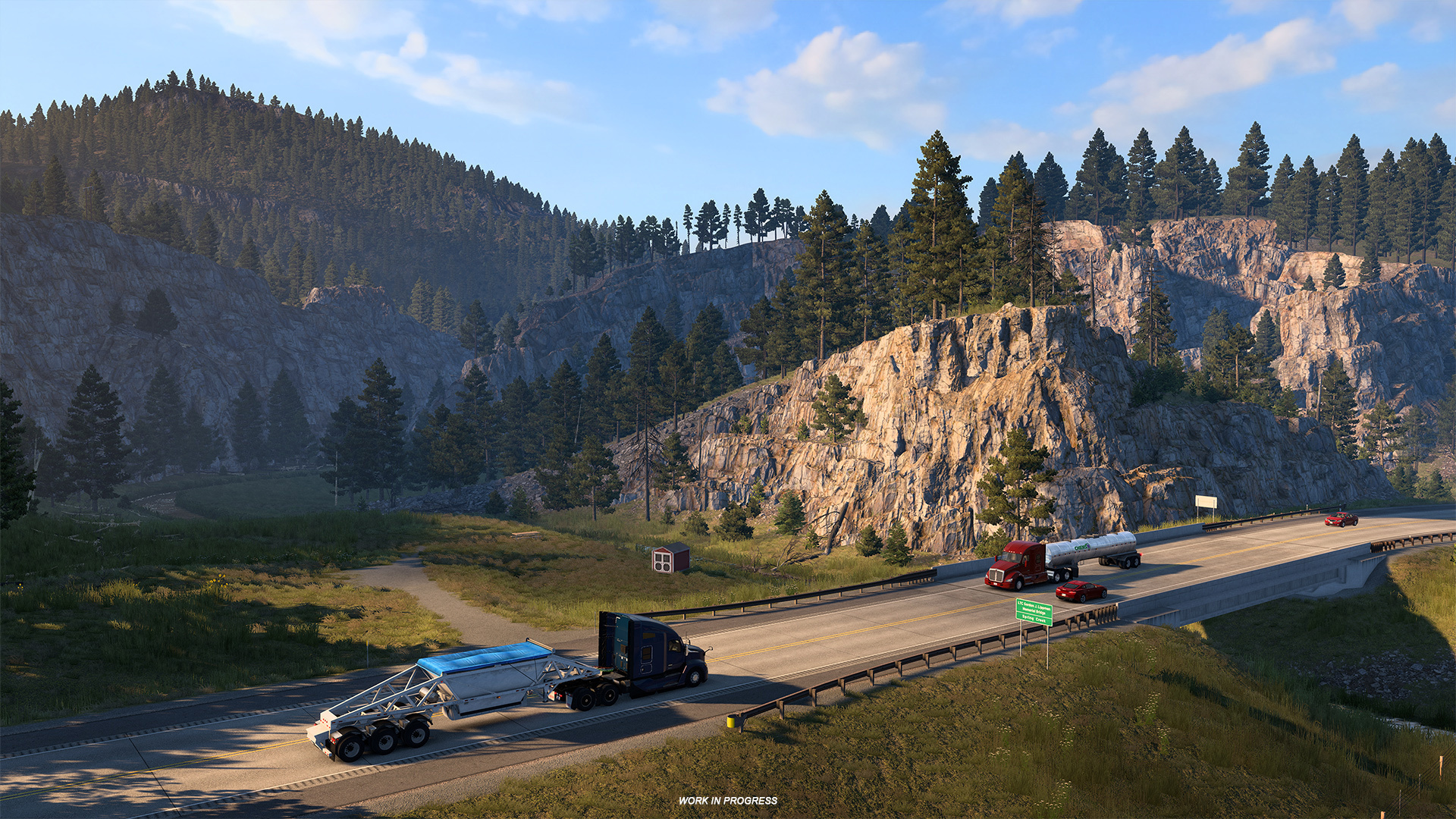 Official SCS Software image accompanying South Dakota: Black Hills