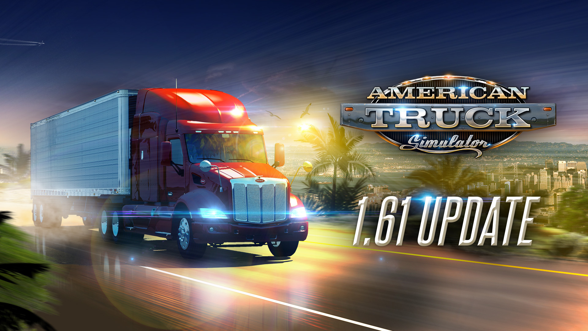Official SCS Software image accompanying American Truck Simulator: 1.61 Update Release