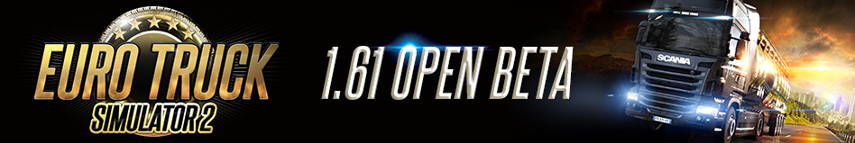 Official SCS Software image accompanying Euro Truck Simulator 2: 1.61 Update Open Beta
