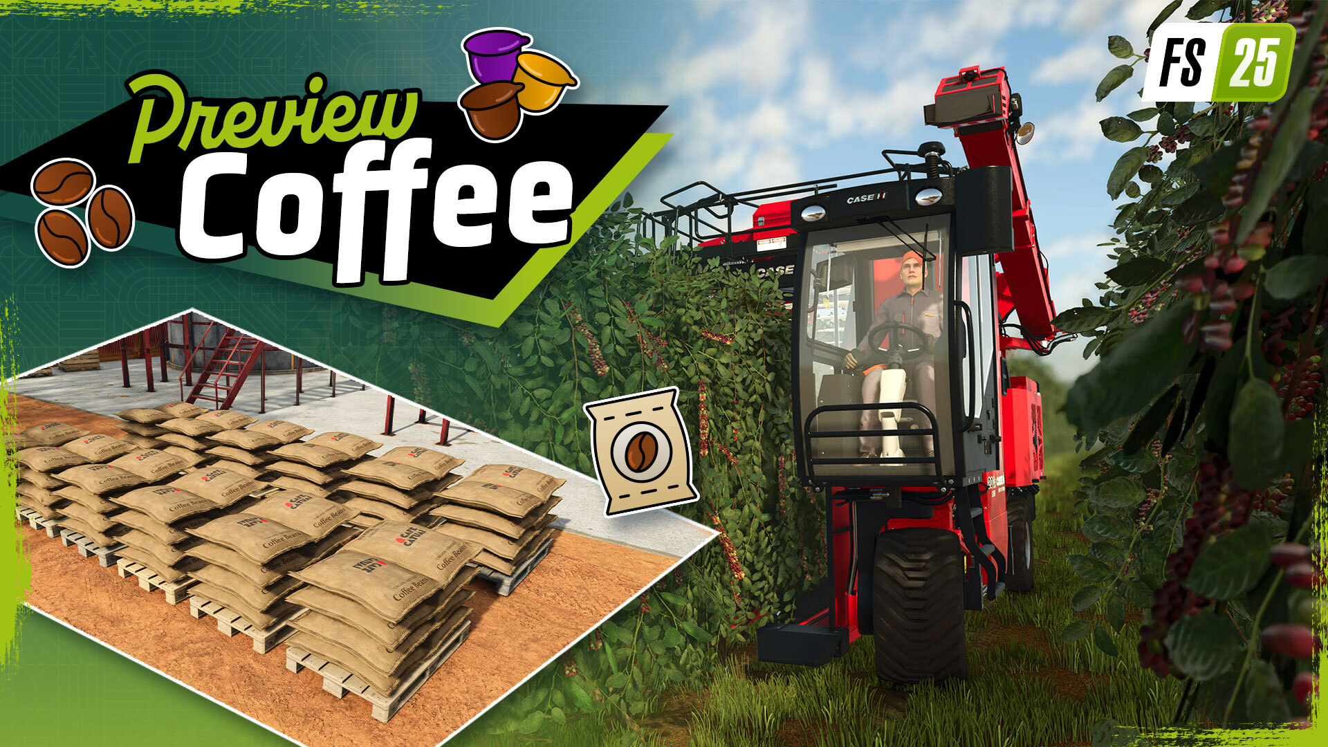 Official GIANTS Software image accompanying Preview: Coffee Cultivation on Catuaí | Beans & Alpacas