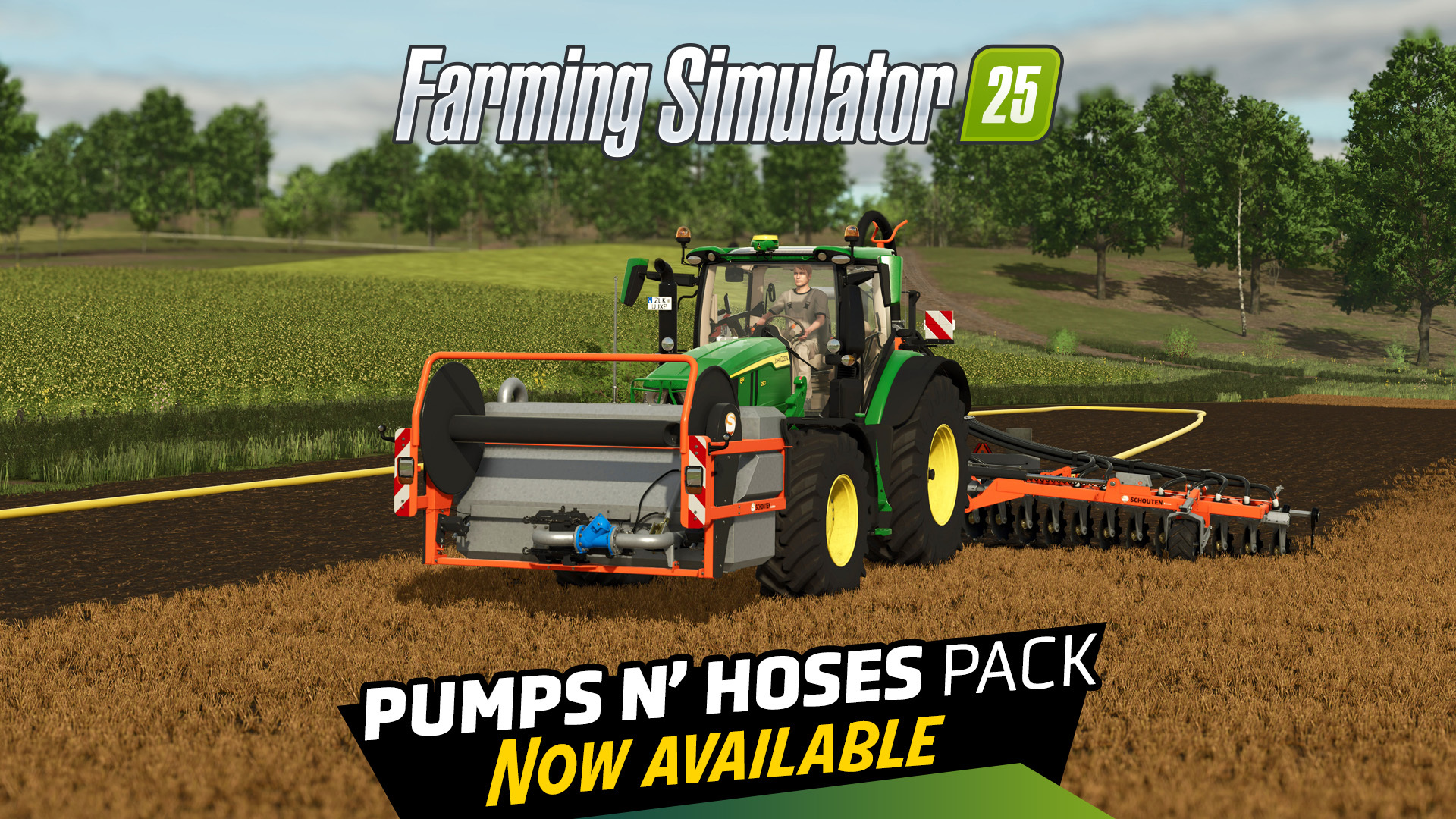 Official GIANTS Software image accompanying Free Pumps N' Hoses Pack - Now Available for FS25 | Patch 1.23.0.0 is here!
