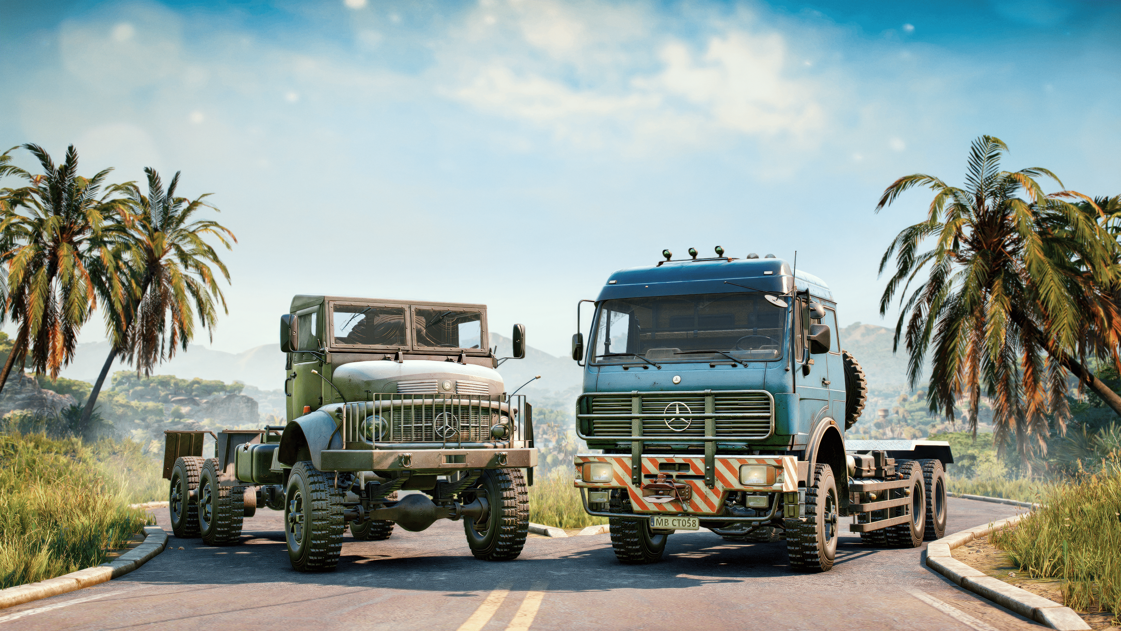 Official Saber Interactive image accompanying The Mercedes-Benz Trucks Dual Pack 2 is available!